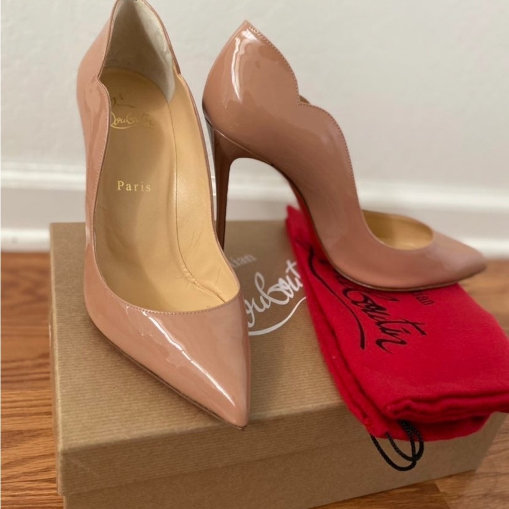 COPY - Christian Louboutin Hot Chick Pumps with 100mm heels 38.5EU.
